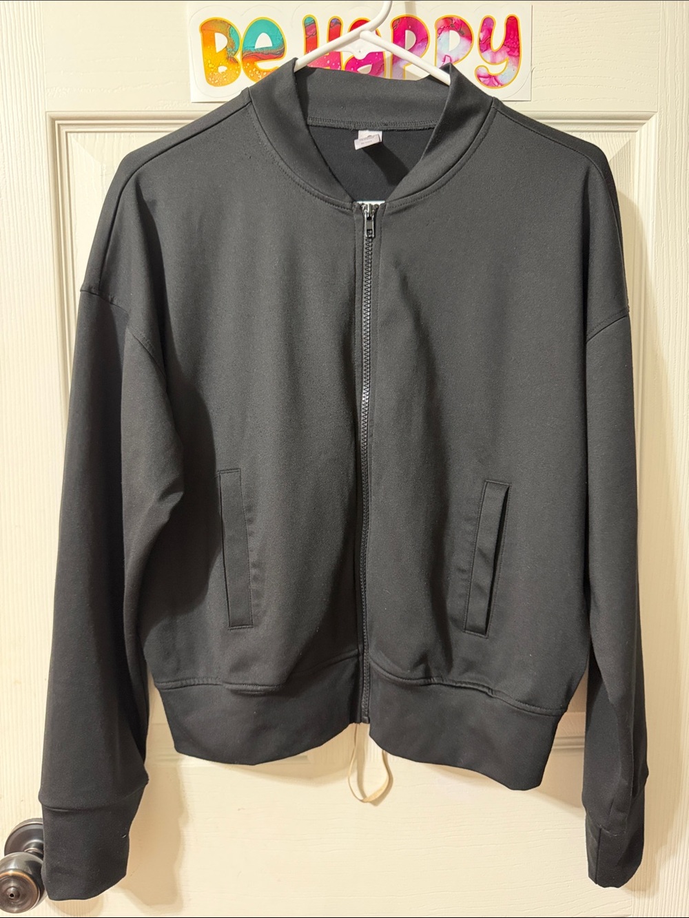 Velocity Men's Black Zip-Up Jacket